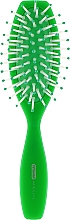 Парфумерія, косметика Щітка масажна класична 7 рядів, зелена - Titania