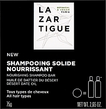 Парфумерія, косметика Живильний твердий шампунь для волосся - Lazartigue Nourishing Shampoo Bar