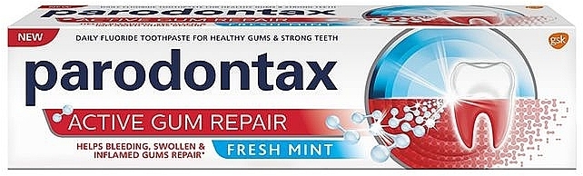 Зубная паста "Активное восстановление десен. Свежая мята" - Parodontax Active Gum Repair Fresh Mint — фото N1