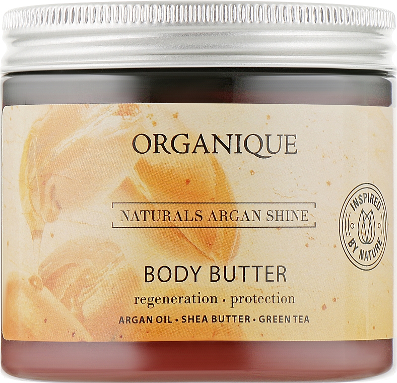 Олія для тіла, для сухої й чутливої шкіри - Organique Naturals Argan Shine — фото N1
