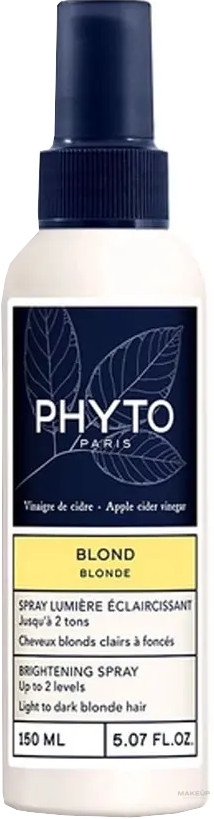 Освітлювальний спрей для світлого волосся - Phyto Blond Luminous Brightening Spray — фото 150ml