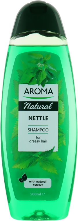 Шампунь для волосся "Кропива" - Aroma Natural Nettle Shampoo — фото N1