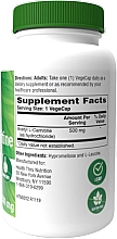 Пищевая добавка «Ацетил L-карнитин» 500 Мг - Health Thru Nutrition Acetyl L-Carnitine 500 Mg — фото N2