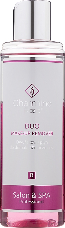 Двофазний засіб для зняття макіяжу з очей і губ - Charmine Rose DUO Make-up Remover — фото N1