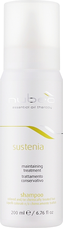 Шампунь для окрашенных и осветленных волос - Nubea Sustenia Colored And/Or Chemically Treated Hair Shampoo — фото N1