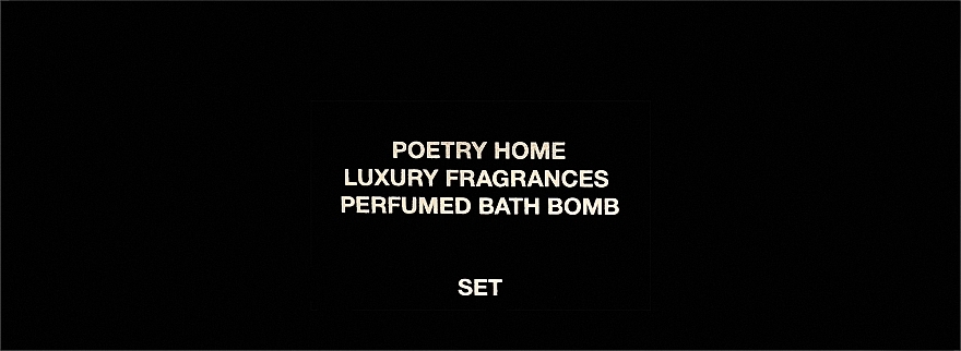 Poetry Home SPA - Набір парфумованих бомбочок для ванни — фото N1