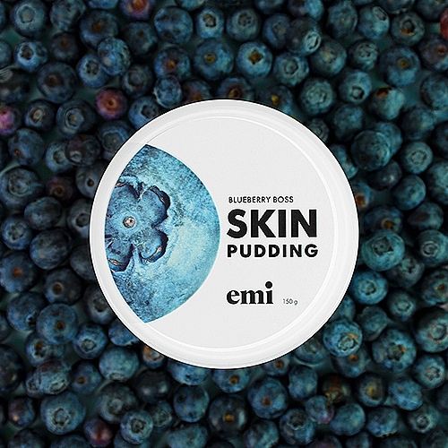 Пудинг для тіла "Чорничний бос" - Emi Skin Pudding Blueberry Boss — фото N5