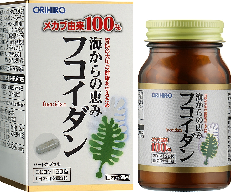Пищевая добавка "Фукоидан" - Orihiro  — фото N2
