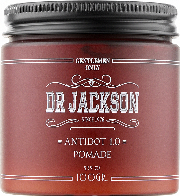 Классическая помада для укладки волос, средняя фиксация - Dr Jackson Gentlemen Only Old School Barber Antidot 1.0 Pomade — фото N1