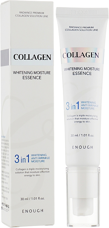 Осветляющая эссенция для лица с коллагеном - Enough 3in1 Collagen Whitening Essence  — фото N2