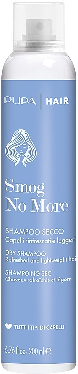 Сухой шампунь для всех типов волос - Pupa Smog No More Dry Shampoo — фото N1