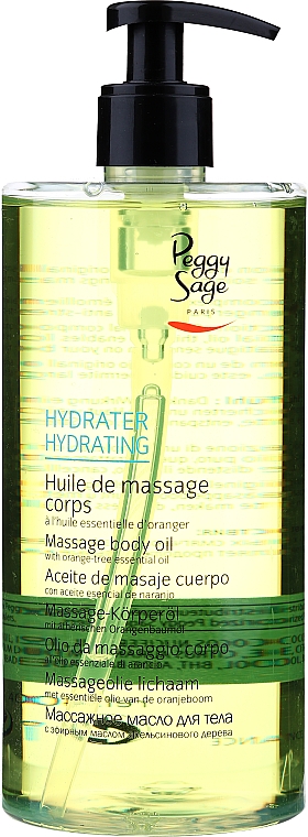 Олія для моделювання - Peggy Sage Massage Body Oil With Orange-Tree Essential Oil — фото N1