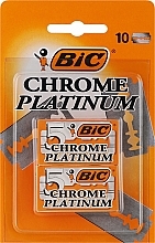 Духи, Парфюмерия, косметика Набор лезвий для станка "Chrome Platinum", 10шт - Bic