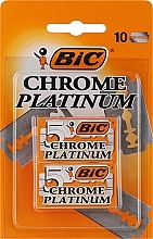 Парфумерія, косметика Набір лез для станка "Chrome Platinum", 10 шт. - Bic