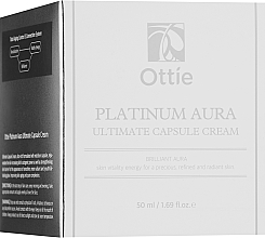 Парфумерія, косметика Крем для обличчя з платиною - Ottie Platinum Aura Ultimate Capsule Cream