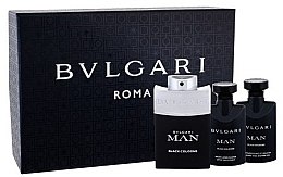 Духи, Парфюмерия, косметика Bvlgari Man Black Cologne - Набор (edt/60ml + ash/balm/40ml + sh/gel/40ml)