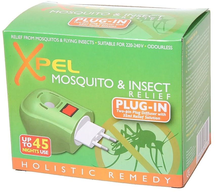 Електрофумігатор з рідиною, захист від комарів та комах - Xpel Mosquito & Insect — фото N1