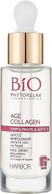 Сыворотка-капли антивозрастная для лица - Phytorelax Laboratories Bio Age Collagen Plumping Face Drops