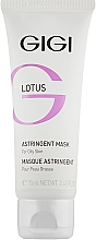 Стягивающая маска для жирной кожи - Gigi Lotus Astringent Mask — фото N1