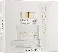 Духи, Парфюмерия, косметика Набор - Eve Lom Be Radiant Discovery Set (cl/balm/50ml + f/cr/50ml + mask/25ml + m/cloth/1pcs)