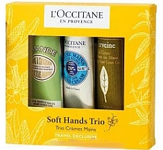 Духи, Парфюмерия, косметика Набор - L'Occitane Soft Hands Trio Creams (3xh/cr/30ml)