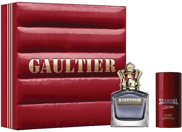 Jean Paul Gaultier Scandal Pour Homme - Набор (edt/100ml + deo/75g) — фото N1
