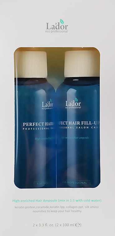 Набір - La'dor Perfect Hair Fill-Up Duo Set  (filler/2x100ml) — фото N1