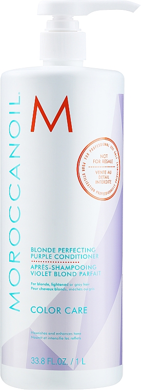 Тонувальний кондиціонер для волосся з фіолетовим пігментом - Moroccanoil Blonde Perfecting Purple Conditioner — фото N2
