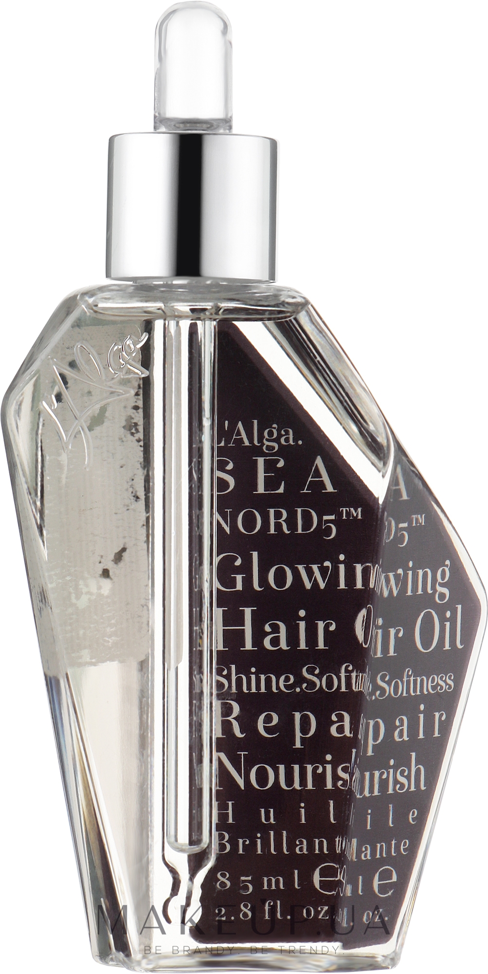 Восстанавливающее масло-блеск для волос - L’Alga Seanord5 Oil — фото 85ml