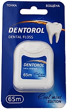 Парфумерія, косметика Зубна нитка "М'ята", 65 м - Dentorol Dental Floss Cool Mint Edition