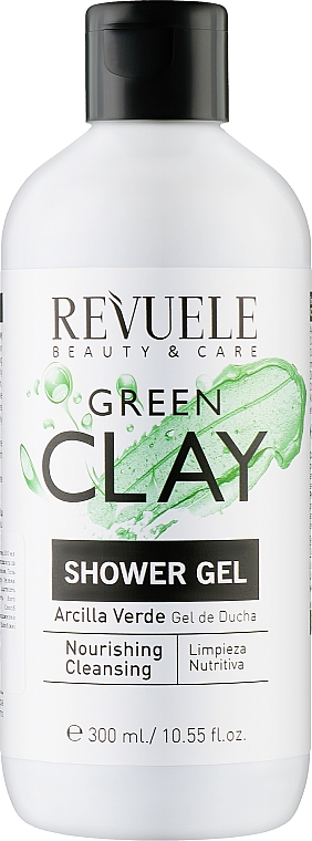 Гель для душу "Зелена глина" - Revuele Green Clay Shower Gel — фото N1