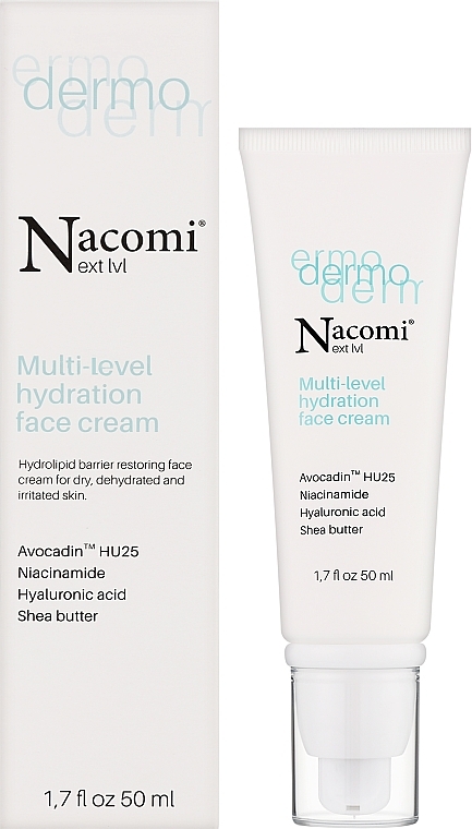 Увлажняющий крем для лица - Nacomi Multi-level Hydration Face Cream — фото N2