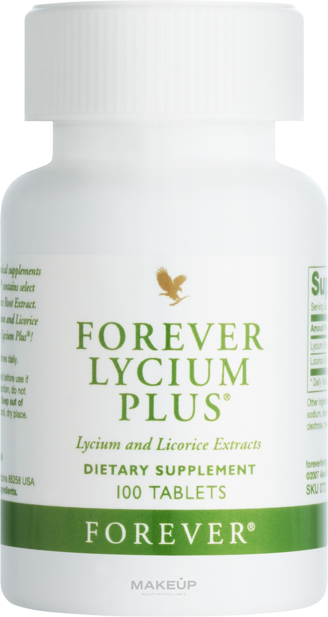 Пищевая добавка "Лайсиум Плюс" - Forever Living Lycium Plus — фото 100шт
