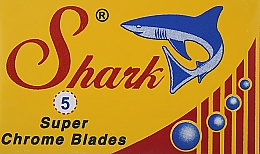 Лезвия для безопасной бритвы - Shark Super Chrome Double Edge — фото N1