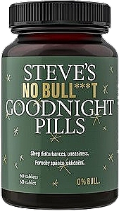Пищевая добавка для сна - Steve?s No Bull***t Good Night Pills — фото N1