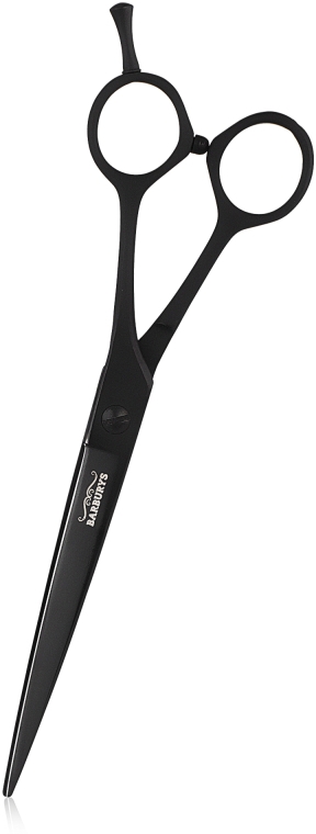 Ножиці для стрижки волосся, чорні - Barburys Sky Black 7 — фото N2