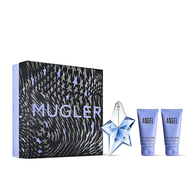 Thierry Mugler Angel - Набор (edp/25ml + b/lot/50ml + sh/gel/50ml) — фото N1