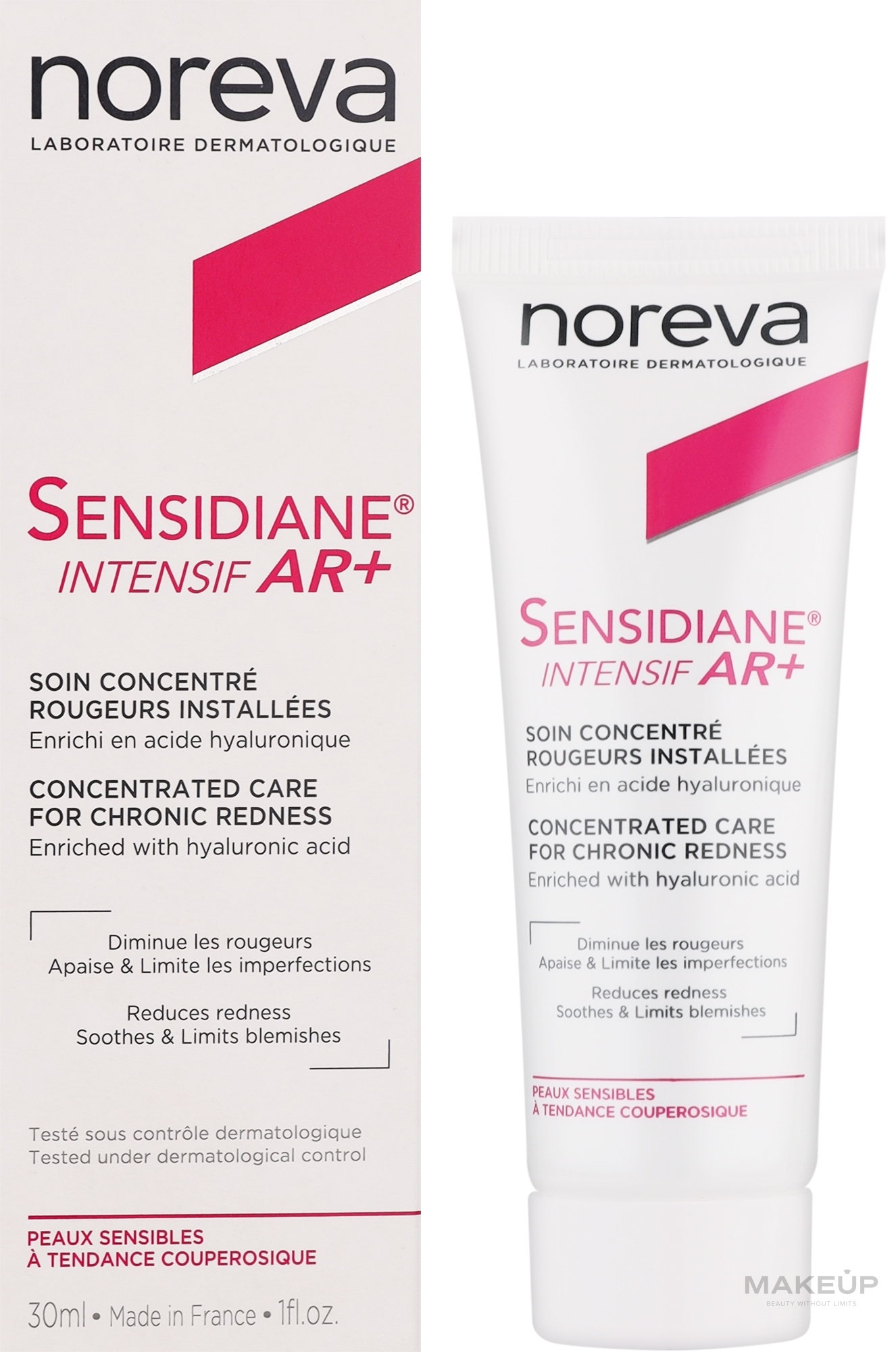 Интенсивное средство против покраснений - Noreva Laboratoires Sensidiane AR+ Intensif — фото 30ml