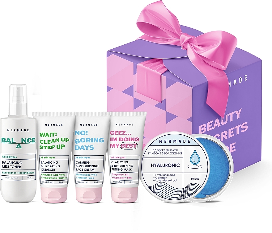 Подарочный набор, 5 продуктов - Mermade Complete Skincare Ritual