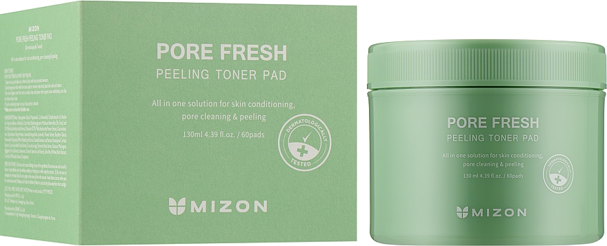 Пилинг-диски для очищения кожи - Mizon Pore Fresh Peeling Toner Pad — фото N2