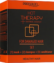 Парфумерія, косметика Набір - Prosalon Hot Therapy (mask/50ml + shm/50ml + cond/50ml)