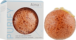 Губка для душу з милом - Alma K. Soap Infused Bath Sponge — фото N10