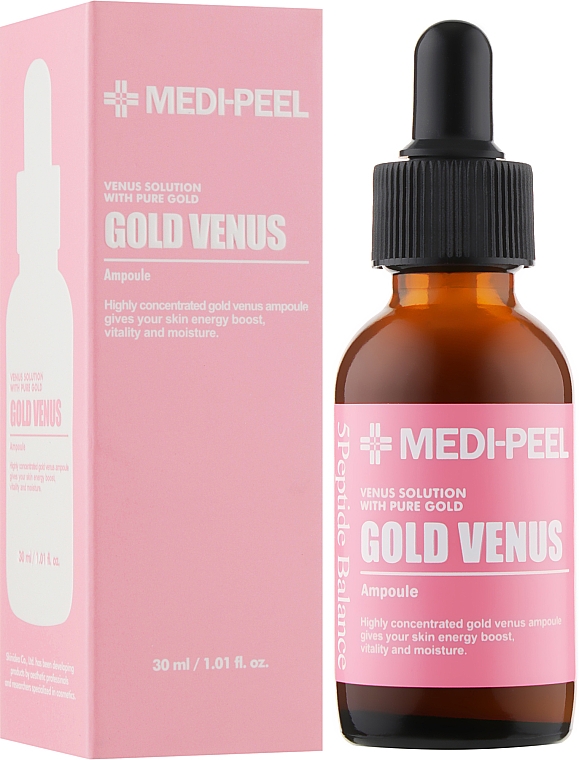 Сыворотка для зоны шеи и декольте - Medi Peel Gold Venus Ampoule — фото N2