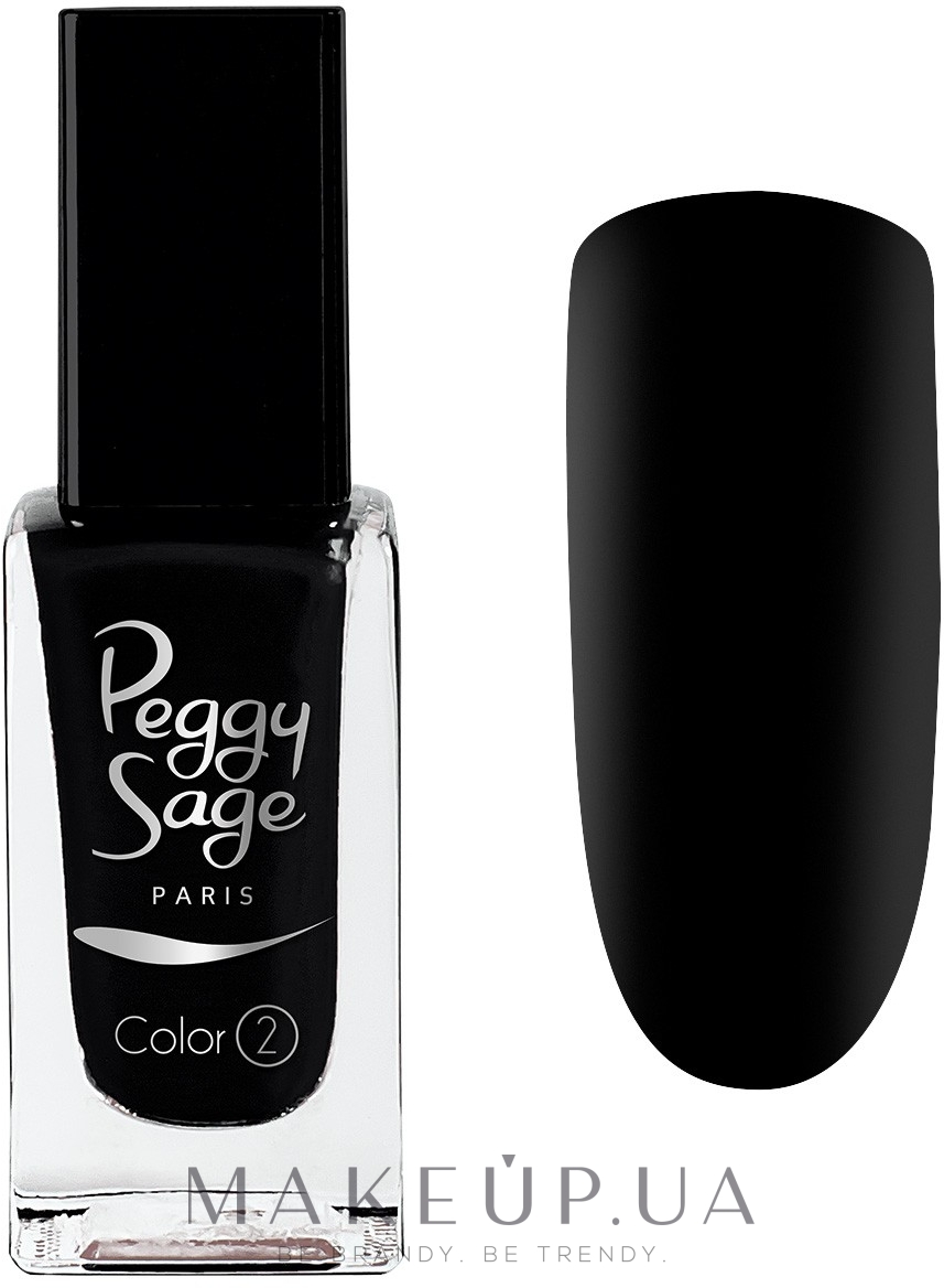 Лак для нігтів - Peggy Sage Nail Polish — фото Black Velours