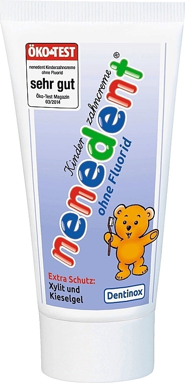 Дитяча зубна паста без фтору - Dentinox Nenedent Kinder Zahncreme — фото N1