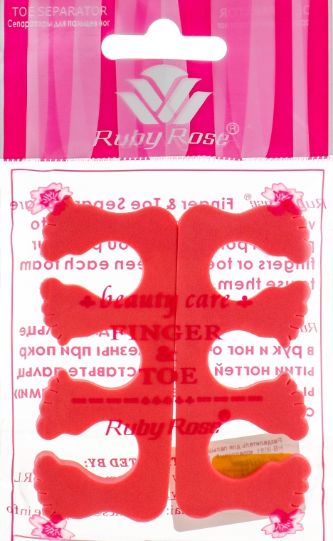 Разделитель для пальцев, НВ-9081, коралловый - Ruby Rose