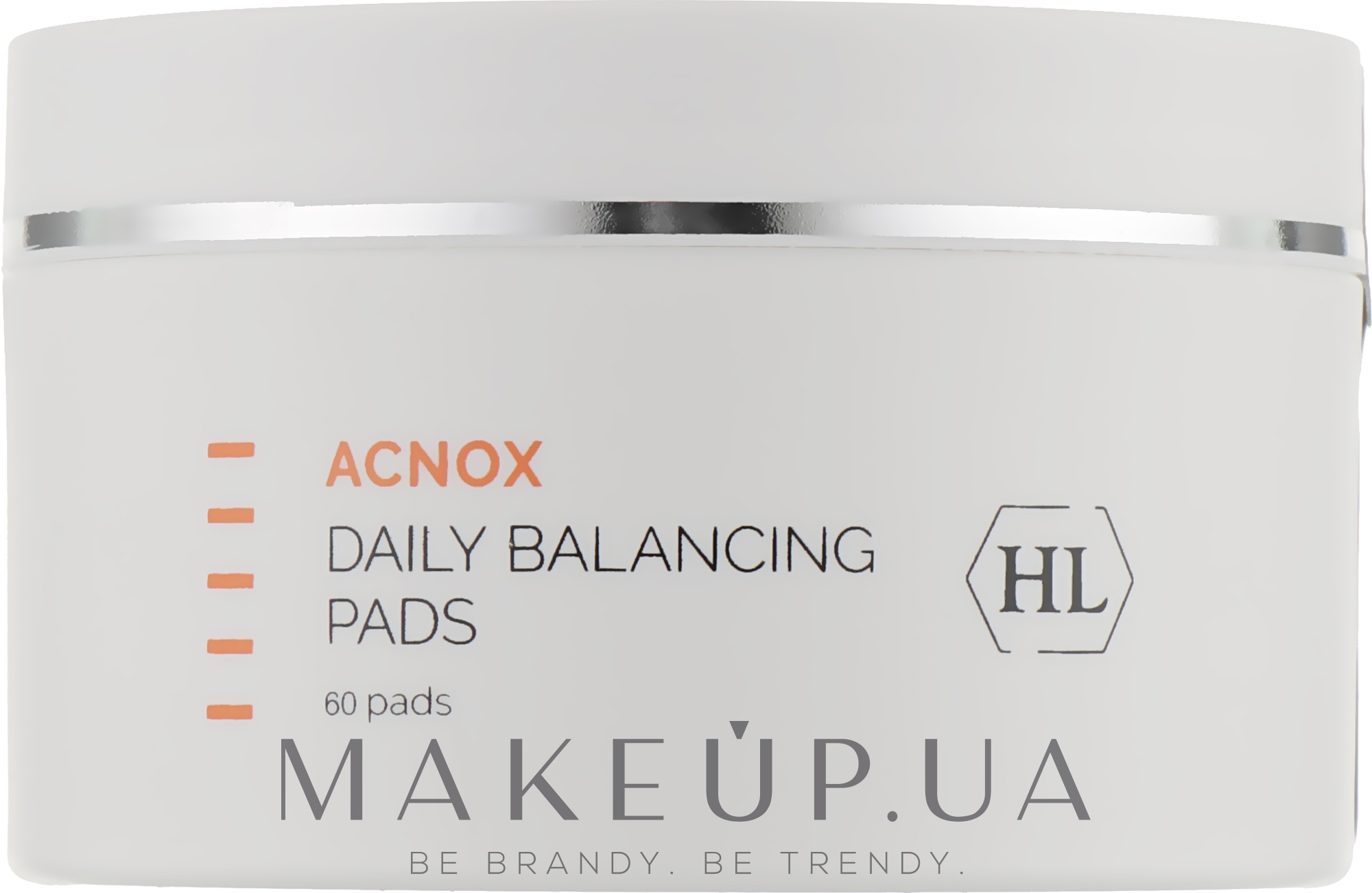 Диски для обличчя змочені лосьйоном - Holy Land Cosmetics Acnox Daily Balancing Pads — фото 60шт