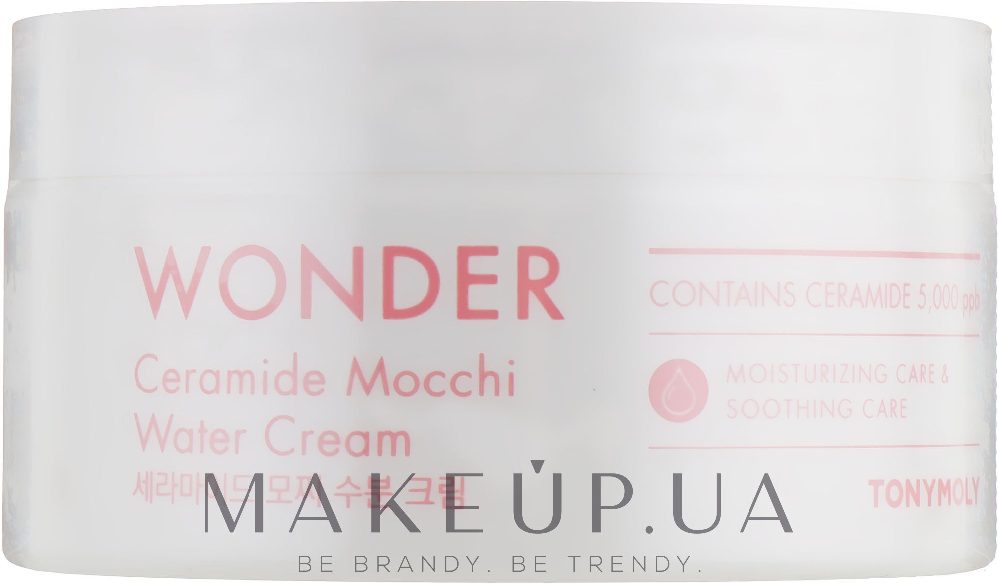 Зволожувальний крем для обличчя з керамідами - Tony Moly Wonder Ceramide Mocchi Water Cream — фото 300ml