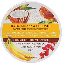 Крем-масло для тела с семян финика, банана и маслом кокоса - Sea Of Spa Bio Spa Date, Banana & Coconut Nourishing Body Butter — фото N1
