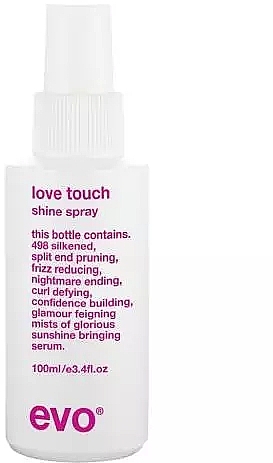Спрей-блиск для волосся - Evo Love Touch Shine Spray — фото N1